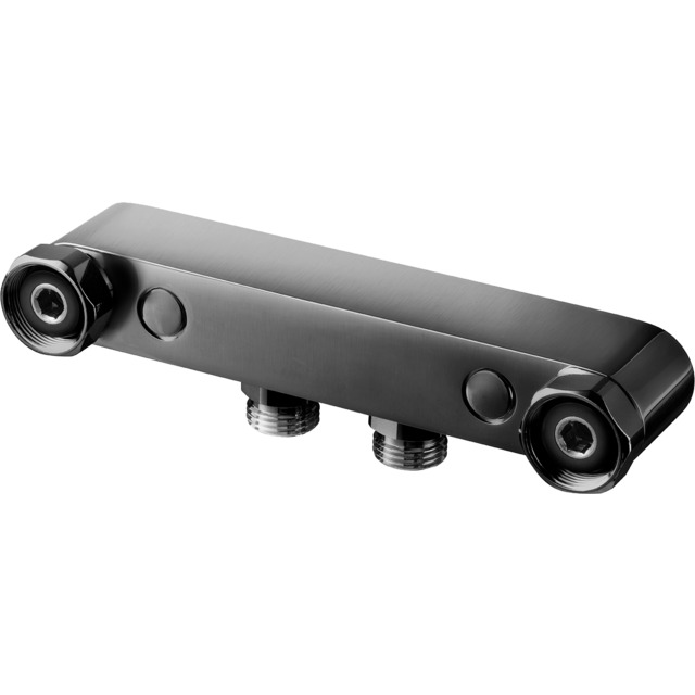 BLANDARFÄSTE 160 UTANPÅ BRUSHED BLACK CHROME | Beijerbygg Byggmaterial